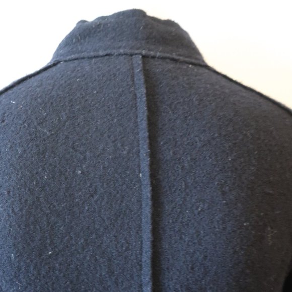 DUARTE BLACK BOILED WOOL FULL ZIP JACKET S * - Picture 9 of 16